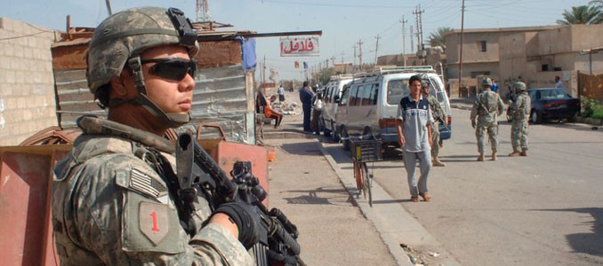 guerra de Irak control policial