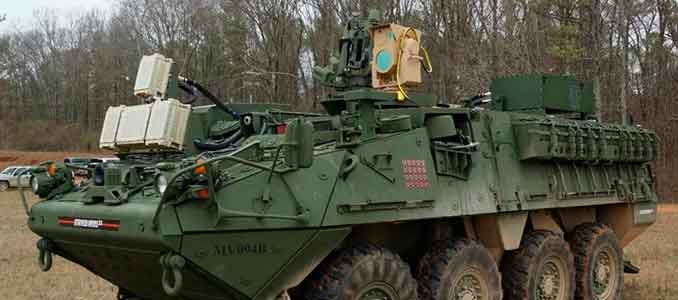 Stryker armado con láser, el MEHEL