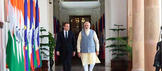 Modi y Macron