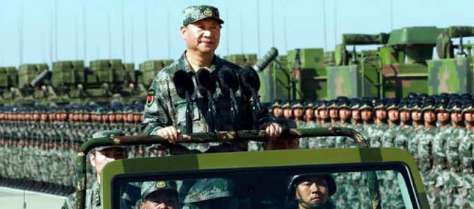 Xi Jinping inspecciona tropas