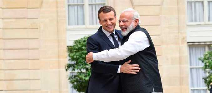 Modi y Macron