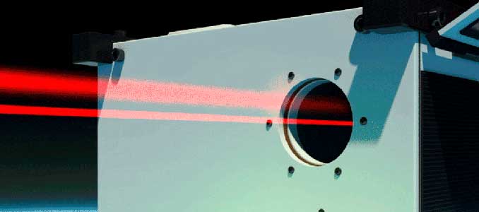 retícula láser infrarroja en un CubeSat NASA
