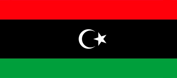 bandera Libia
