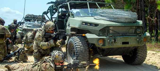 Infantry Squad Vehicle de GM Defense. (Foto GM Defense)