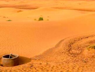 pozos en el desierto del Sahara