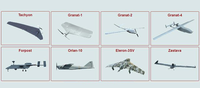 Tipos de sales drones militares