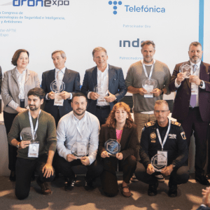 Premiados y finalistas de los I Premios DRONExpo 2024