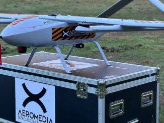 Dron de Aeromedia que se encargará de inspeccionar las estaciones de tren españolas